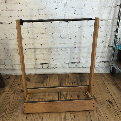 wooden guitar stand