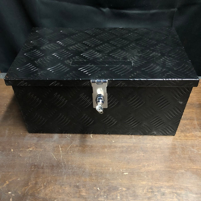 Black Metal Lock Box