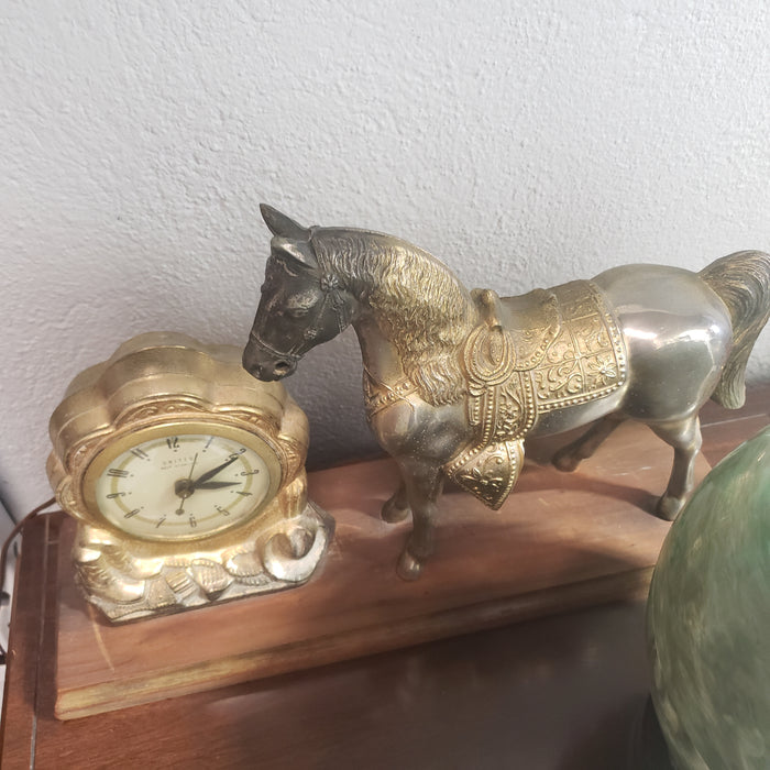 Vintage Horse Clock