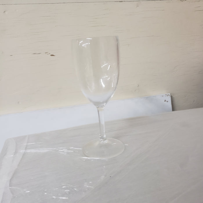 8" Plastic Wine Glass