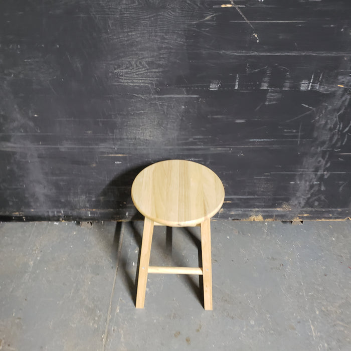 Short Wood Stool