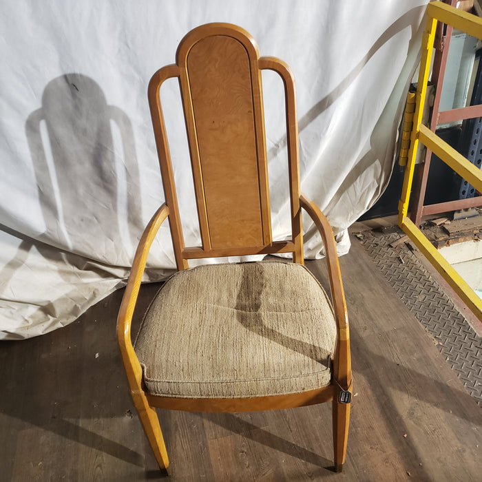 Wooden table armchair