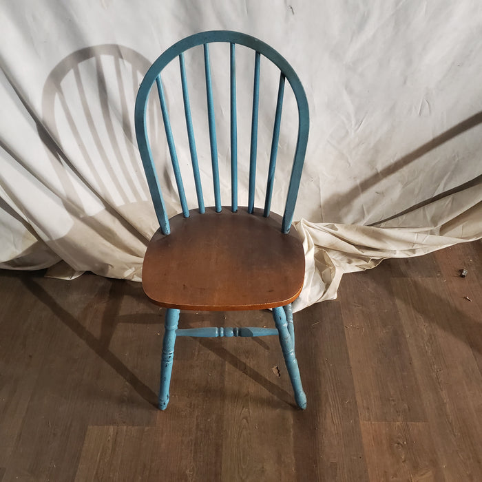 Blue Wooden Chair