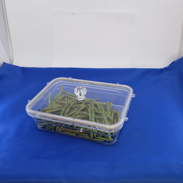 Container of Faux Green Beans