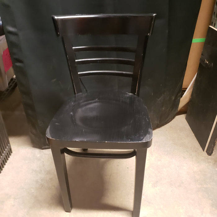 Black Ladder Wood Chair