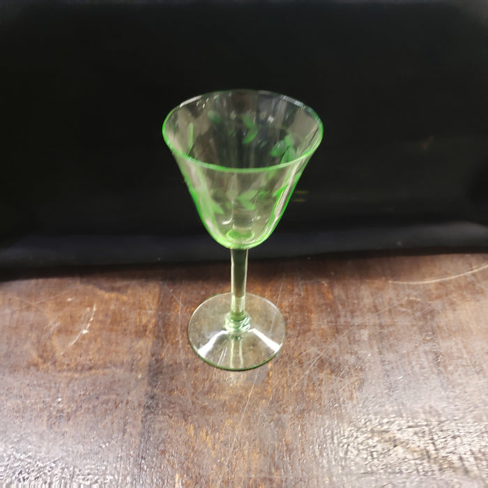Vintage Uranium Green Glass