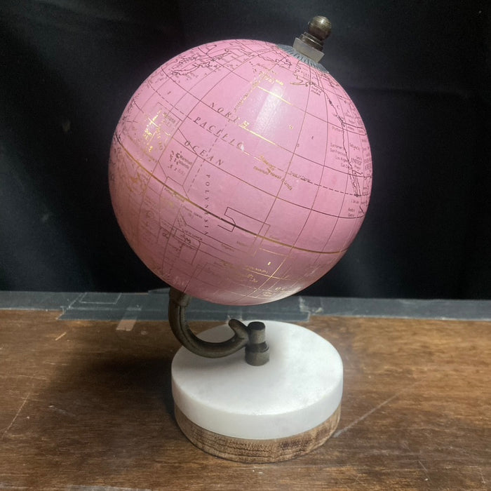 Pink World Globe