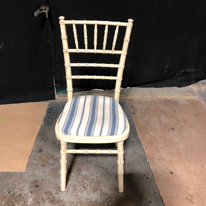 White Chivari Padded Chair