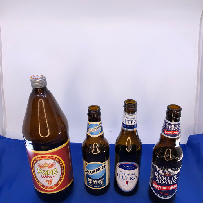 Assortment of Beer Bottles