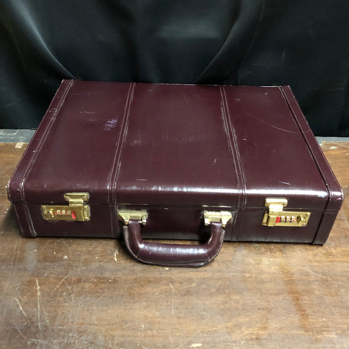 Burgundy Briefcase