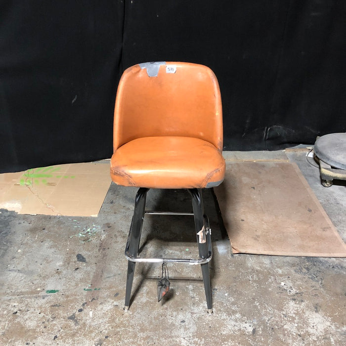 Bar Stool High Top Orange