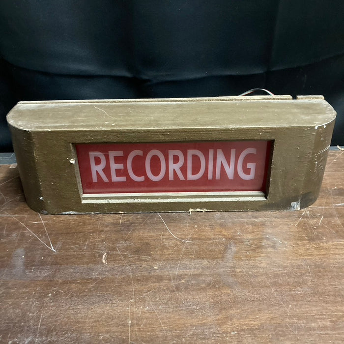 Recording Sign