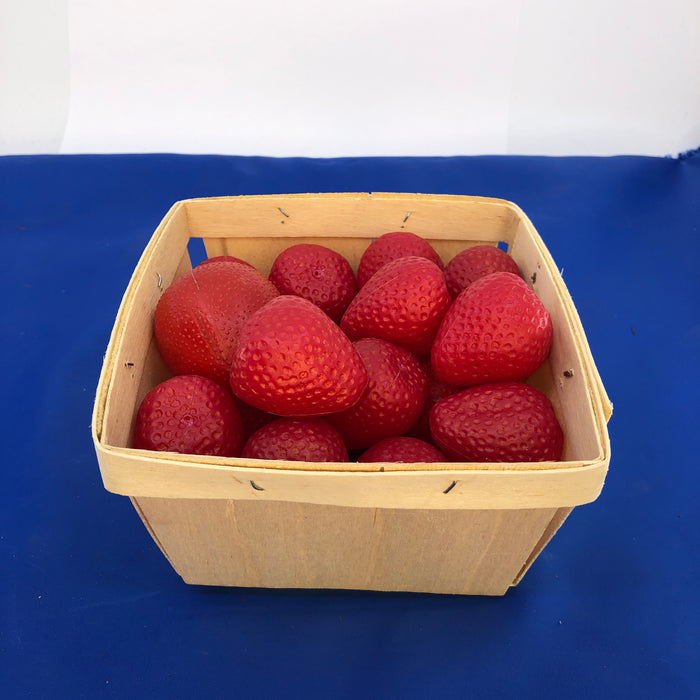 Small Container of Faux Strawberries