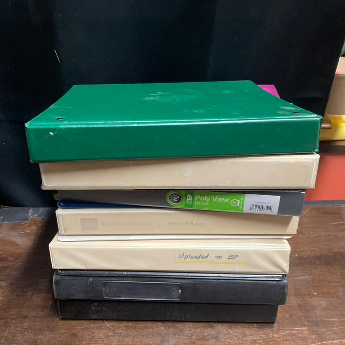 Assorted 1" Binders