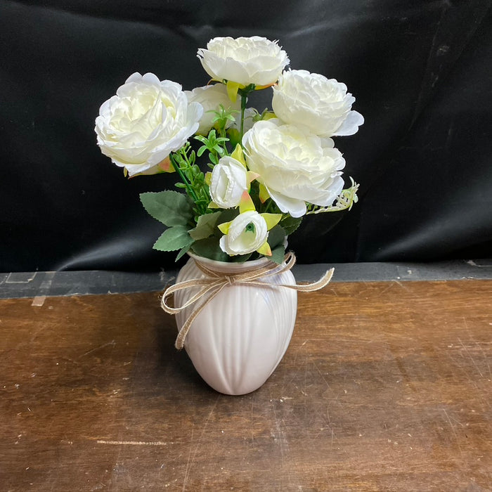 Vase with Flowers-Vintage