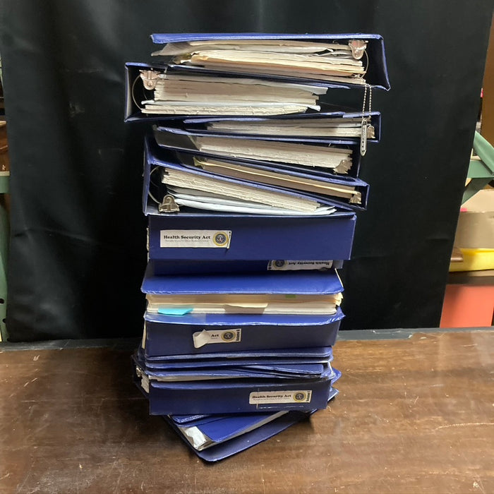 Stack of Binders