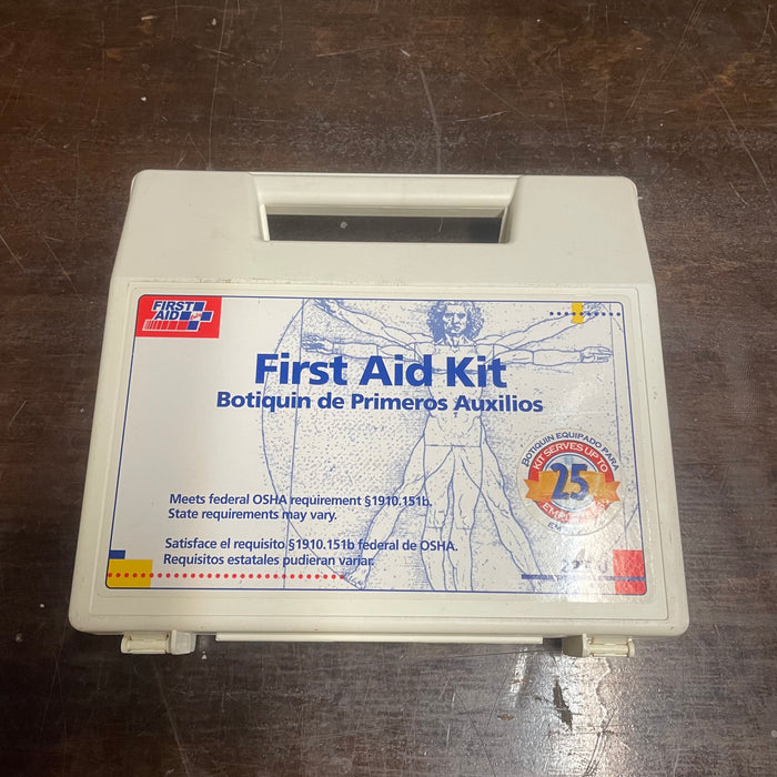 First Aid Plastic Case