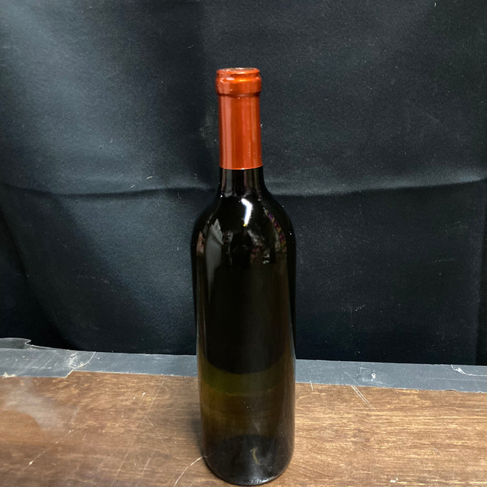 Full Glass Wine Bottle