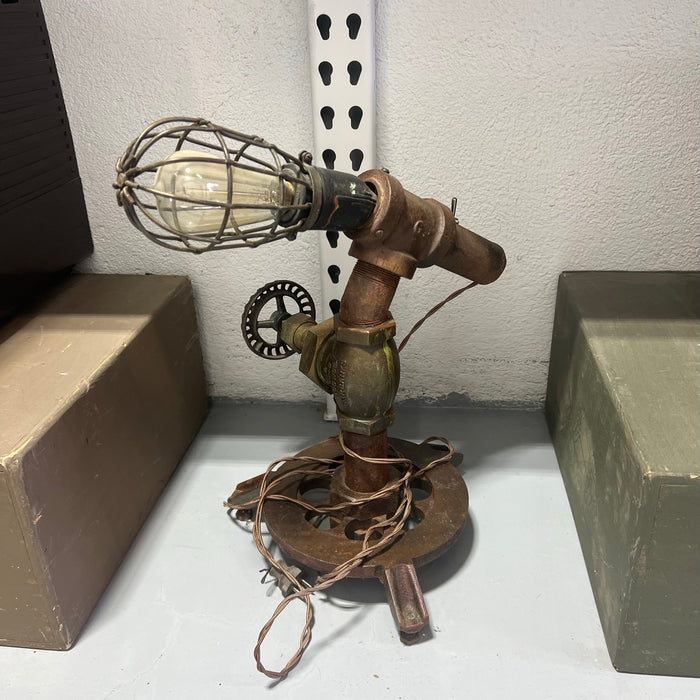 Vintage Pipe Lamp