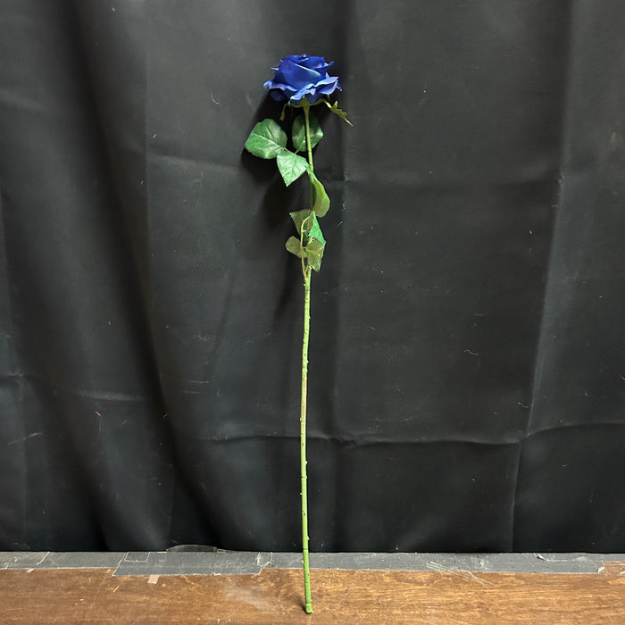 Long Stem Blue Rose