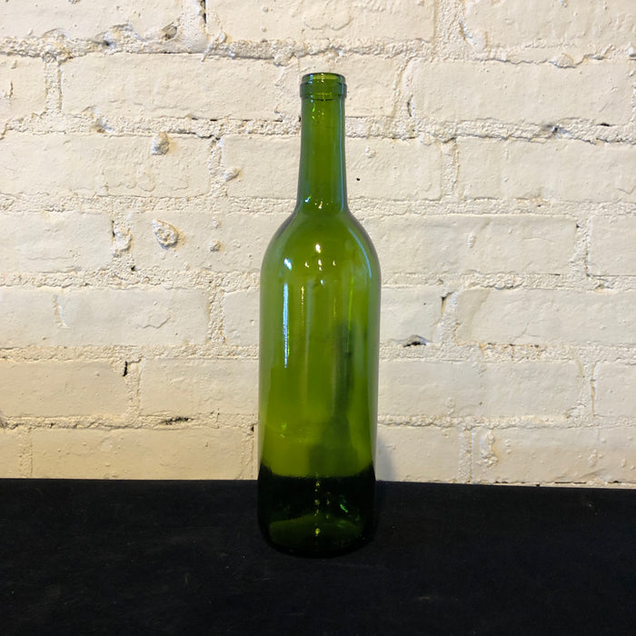 Green Glass Wine Bottle