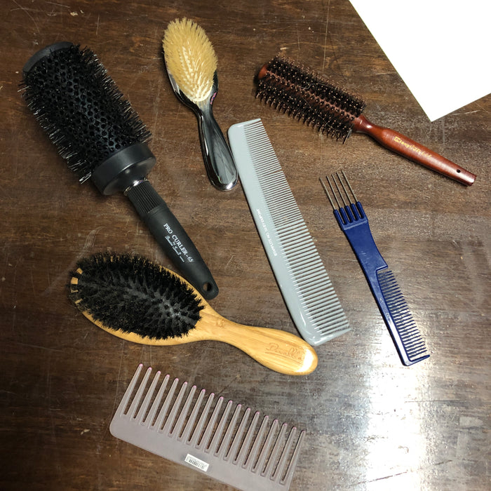 Assortment of Hair Brushes/combs