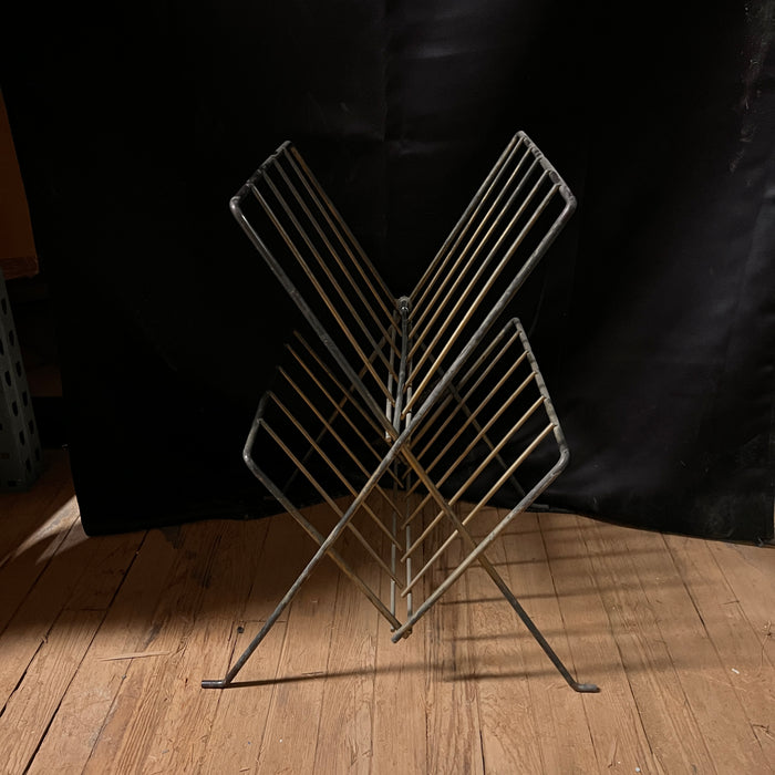 Vintage Postmodern Magazine Rack