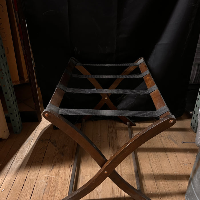 Vintage Luggage Suitcase Rack