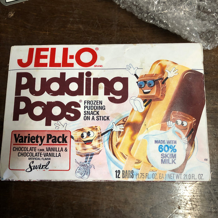 Box of Jello Pudding Pops