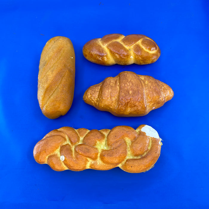 assortment of breads