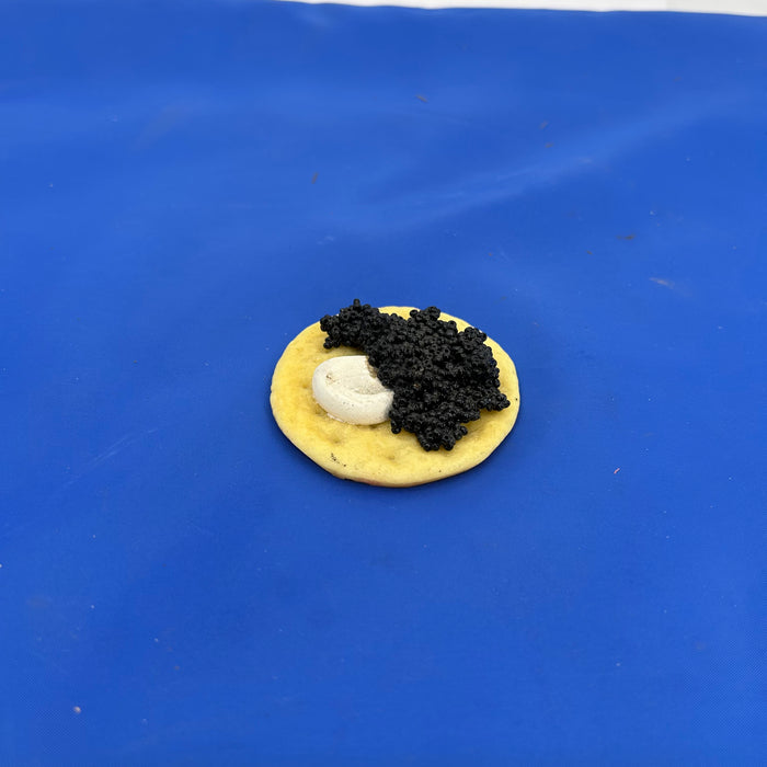 caviar on a cracker