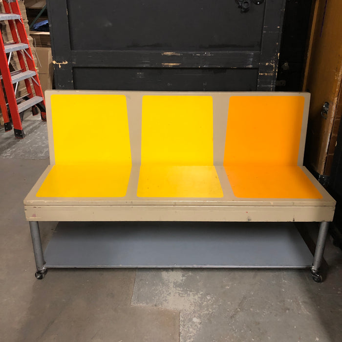 Subway Bench on Wheels