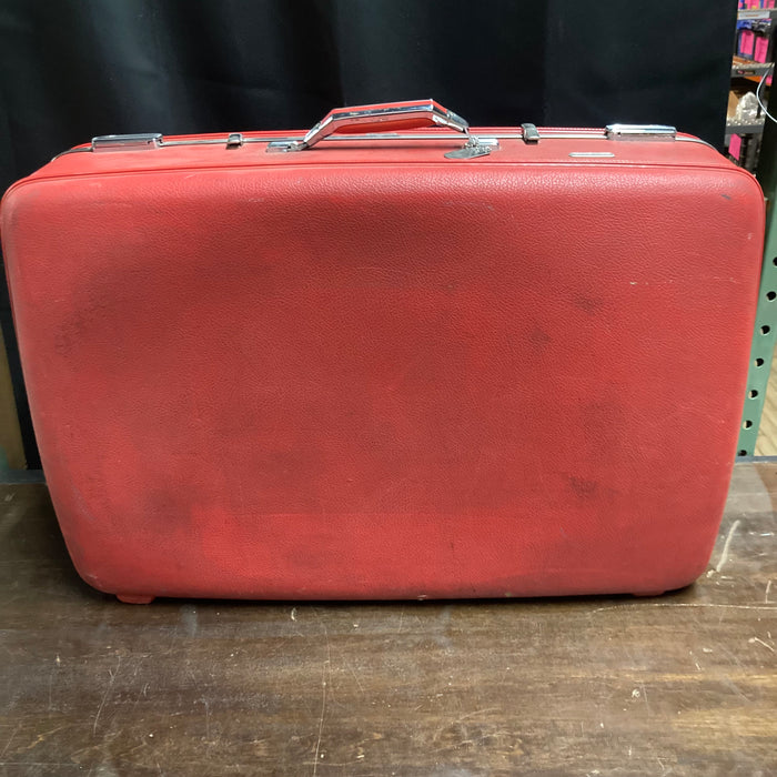 Large Red Suitcase