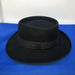 Wide Brim Black Fedora hat 4