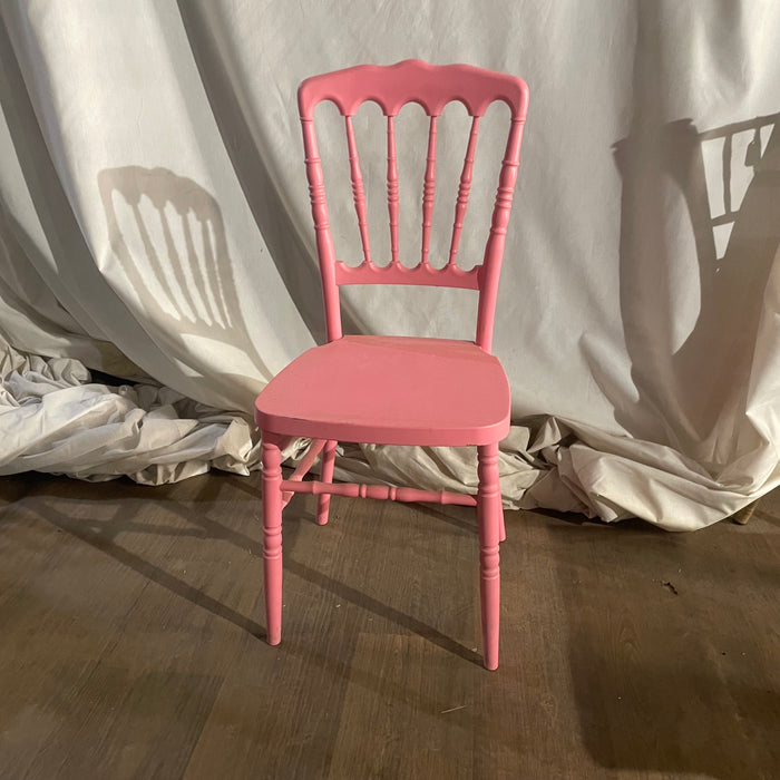 Pink Plastic Banquet Chair