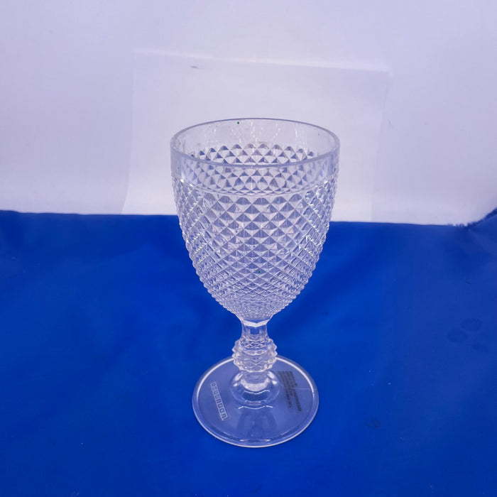 Water glass plastic empty