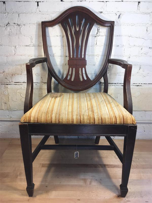Wood Chippendale Arm Chair