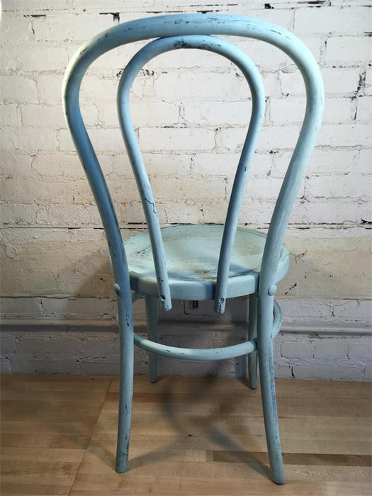 Blue Bentwood Chair
