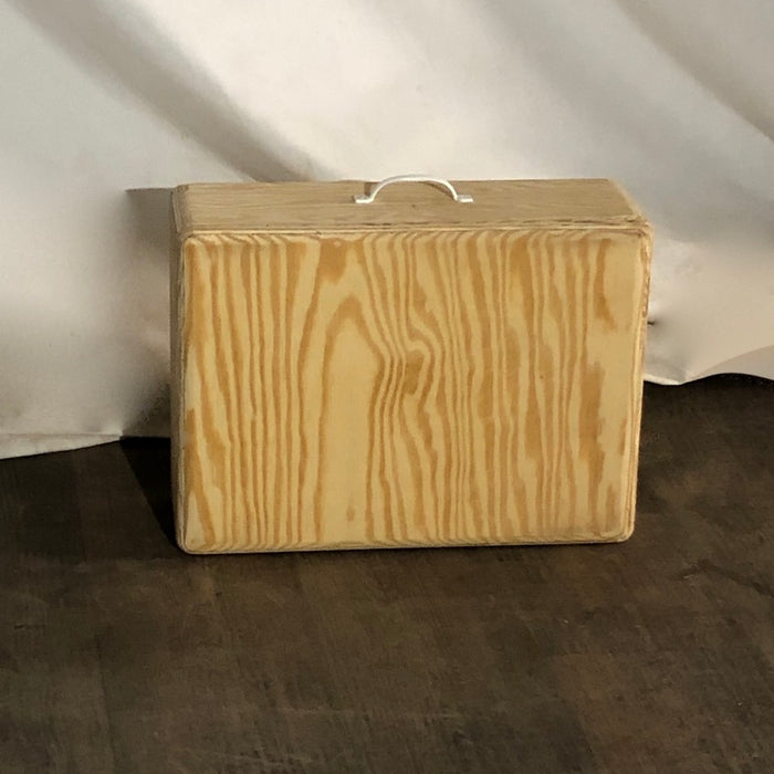 Small Wooden danceable suitcases