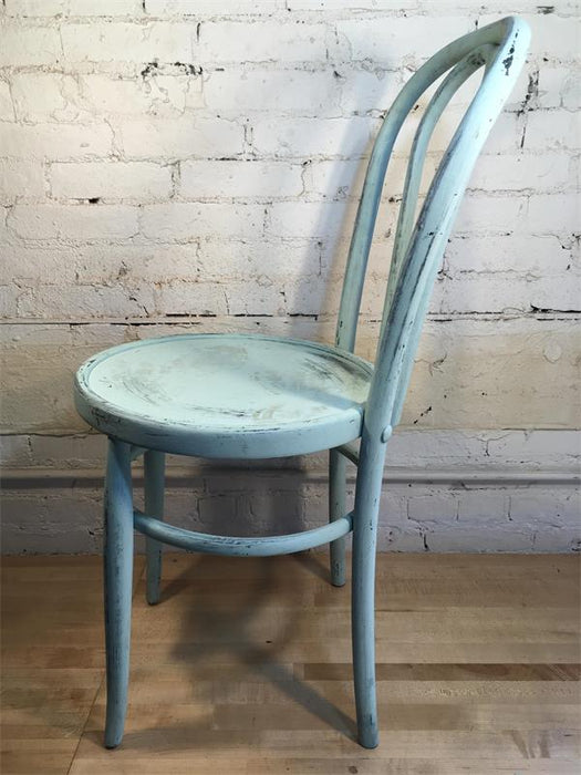 Blue Bentwood Chair