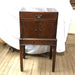 Bedside table with cabinet