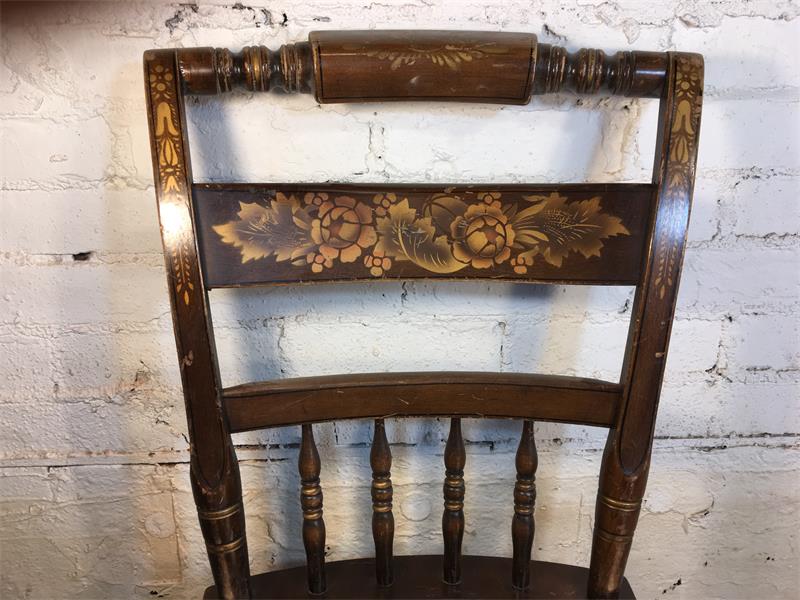 Ornate Spindle Back Dining Chair