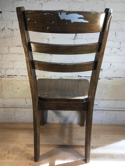 Brown Ladder Back Chair