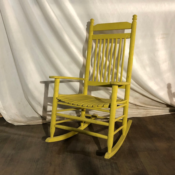 Yellow Rocking Chair