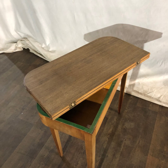 Wooden Side Table, with extending sides.