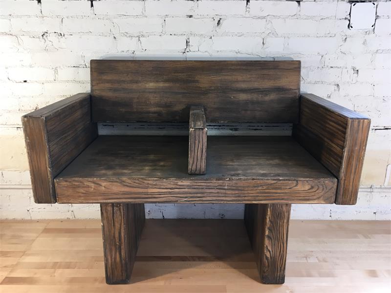 Subway Platform Bench - Two Seater