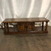 Chunky Wooden coffee table with cabinet