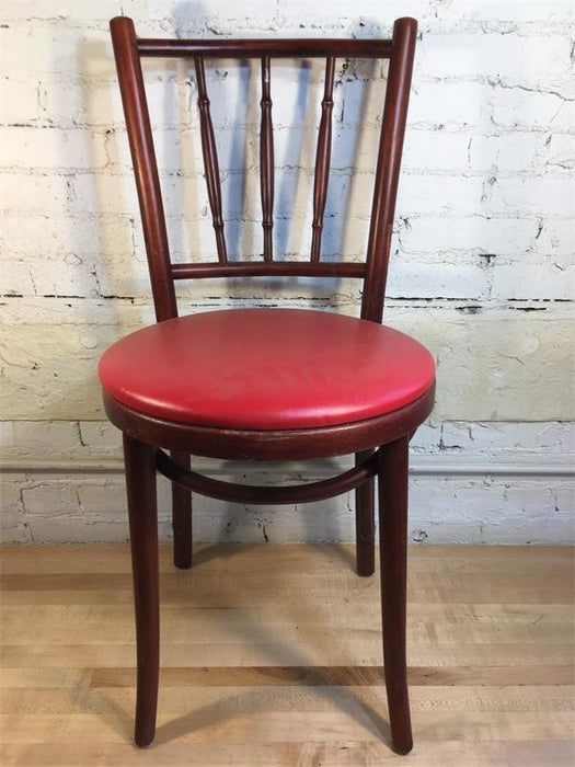 Brown Spindle Back Cafe Chair