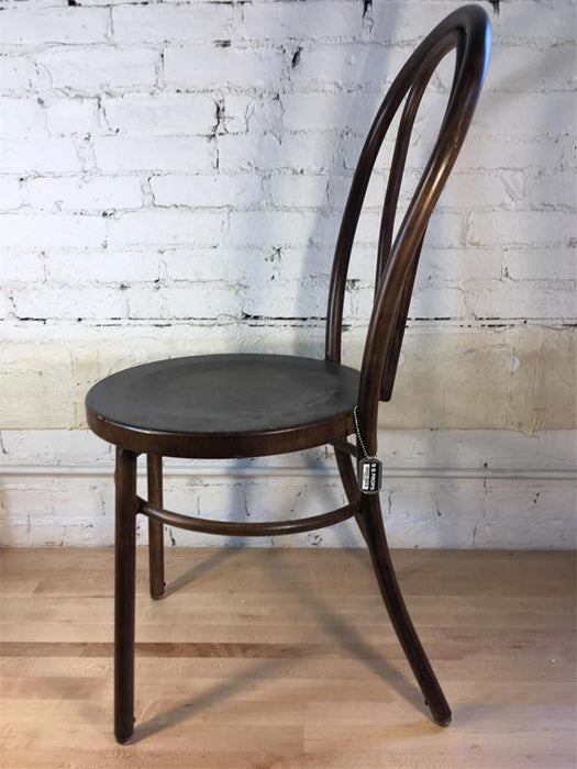 Brown Metal Bentwood Chair