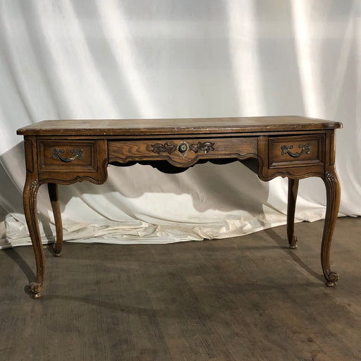 Small Vintage Desk with scallop legs